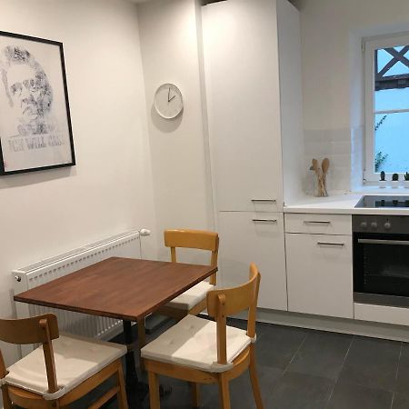 Turmwohnung Buedinger Hof Weinheim Esterno foto