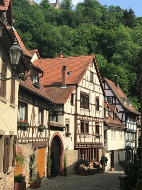 Turmwohnung Buedinger Hof Weinheim Esterno foto